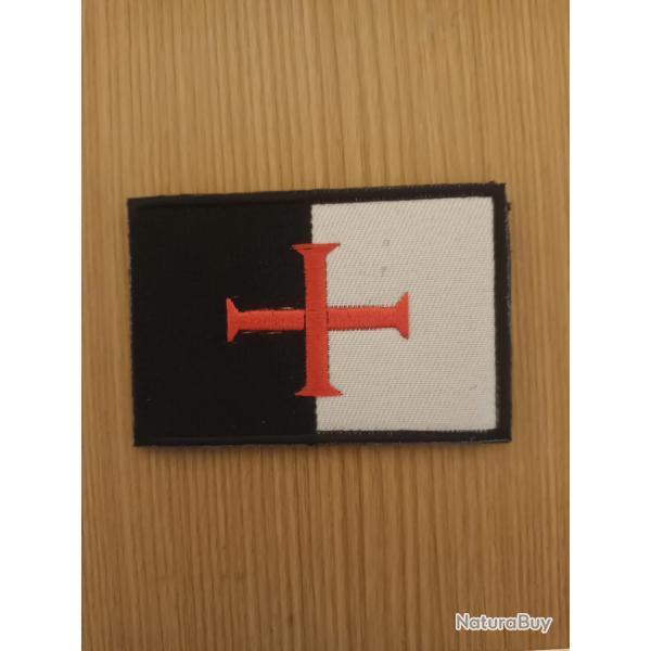 patch cusson brod velcro scratch templier diamtre 8/5cm templier moyen ge TEMPLAR