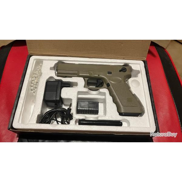 Pistolet Yakuza G18 AEP Saigo Defense Tan