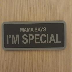 Écusson broderie scratch velcro 10/5cm airsoft