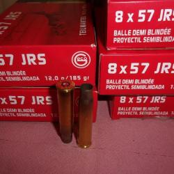 210 douilles vides de calibre  8 57  JRS marque  GECO  livrer   SANS  BOITE