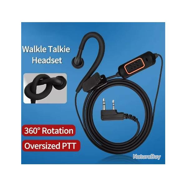 couteurs PTT baofeng uv-5R airsoft