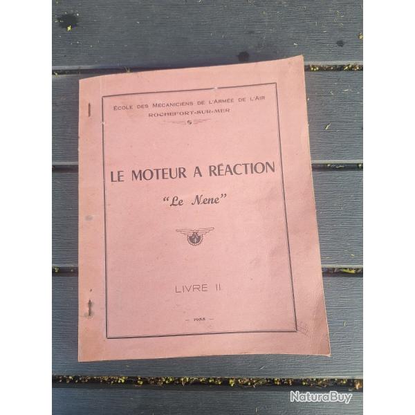 Le Moteur  Raction le Nn 1955 Ecole Arme de l'Air