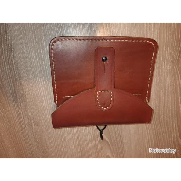 CARTOUCHIERE CUIR POILUS 14/18