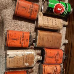 boites de poudre ancienne vide pour collection