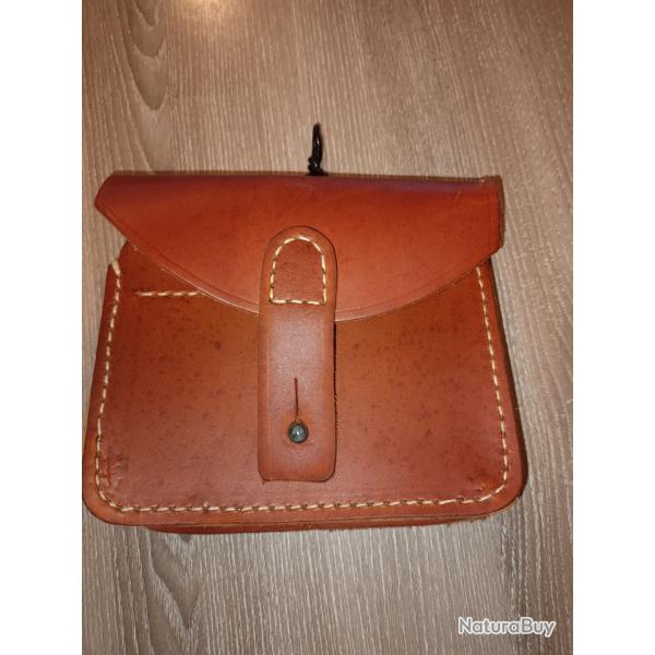 CARTOUCHIERE CUIR 14/18 POILUS