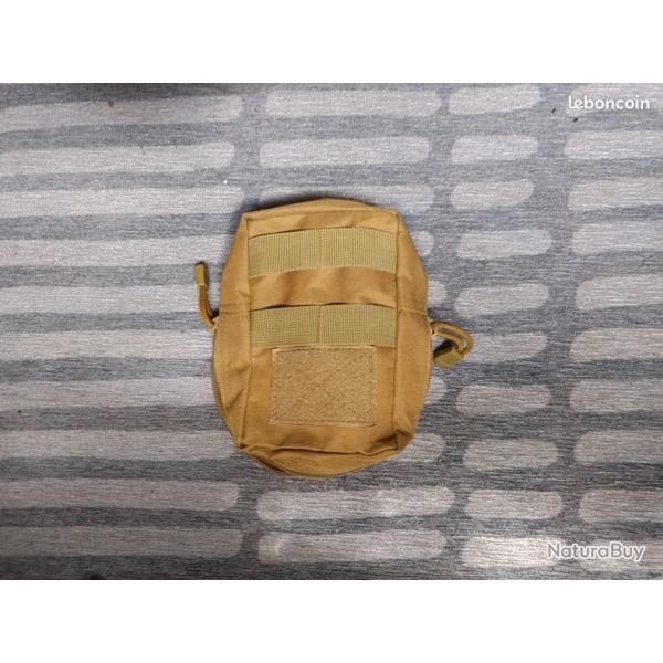 Petit poche molle gilet tactique tan airsoft