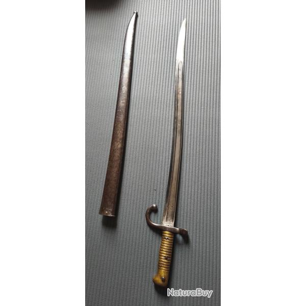 Baonnette Chassepot, Manufacture de Chtellerault 1872