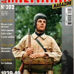 Militaria magazine 202 baionnette germanique mod.98-05, uniformes armée japonaise, armée suédoise 39