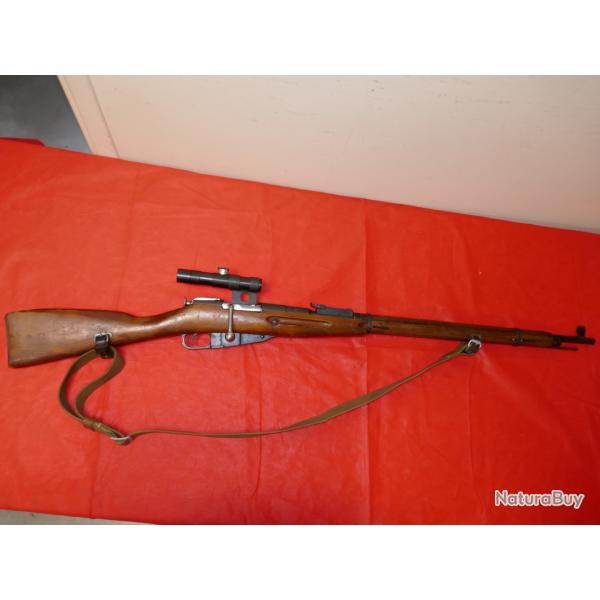 MOSIN NAGANT 1891/30 SNIPER en 30/284 avec sa bretelle