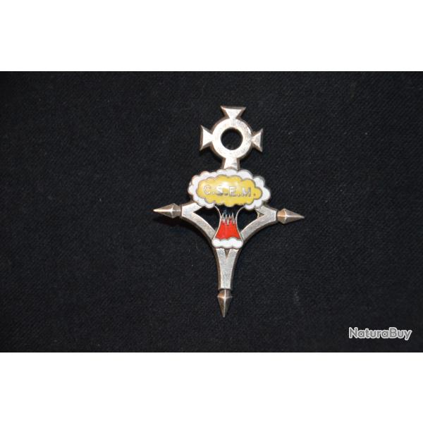 INSIGNE CENTRE SAHARIEN EXPERIMENTATION MILITAIRE-ESSAI NUCLEAIRE SAHARA-ALGERIE