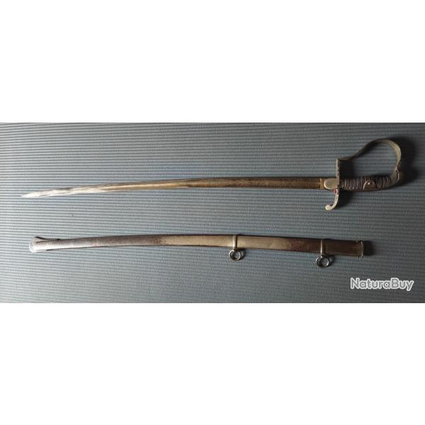 Sabre d'Officier Allemand / Modle Cavalerie Lgre (Type Blcher)