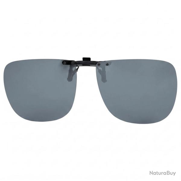 Clip lunettes COCOONS polarisants carr� FLIP-UP Silver