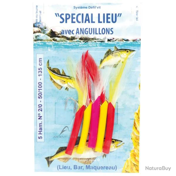 Bas de ligne special lieu avec anguillon FLASHMER