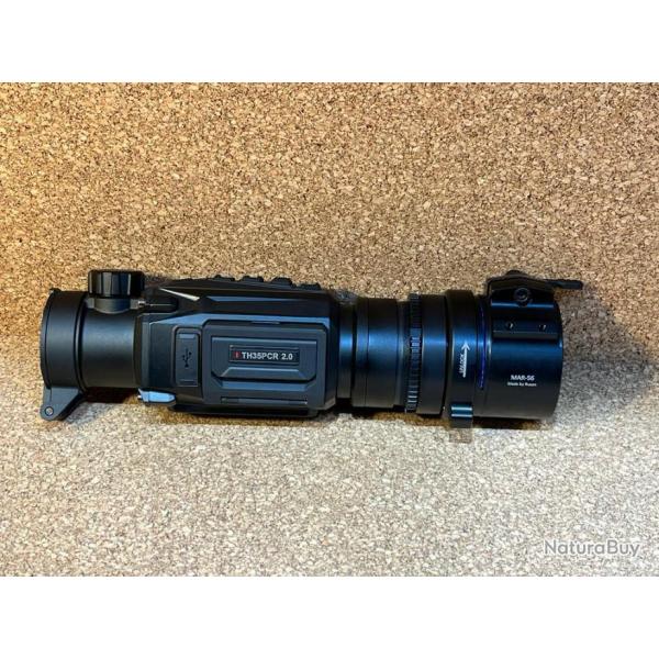 Module de tir  imagerie thermique (CLIP-ON) HIKMICRO Thunder TE19CR 2.0 + Bague d'adaptation 62mm