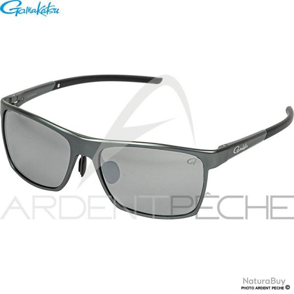 Lunettes polarisantes GAMAKATSU G Glasses alu Light grey/White mirror