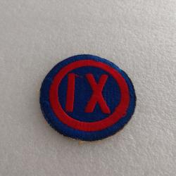 Patch arm&eacute;e us 9th ARMY CORPS WW2 ORIGINAL 5