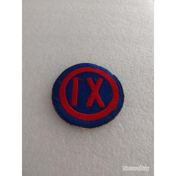 Patch arm�e us 9th ARMY CORPS WW2 ORIGINAL 5