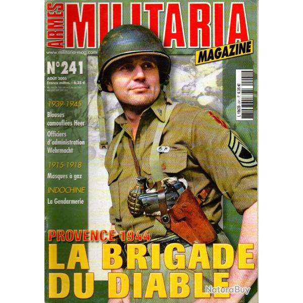 Militaria magazine 241 4e DIM en alg�rie , gendarmes en indochine 45-54, masques � gaz france part 3