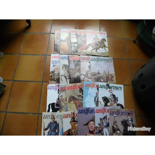 lot de 20 revues uniformes n2