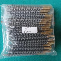 Lot de 100 écouvillons 6 mm.