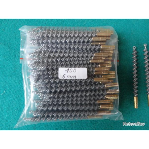 Lot de 100 couvillons 6 mm.