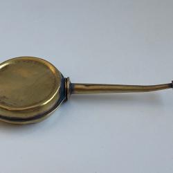 Ancienne Burette à Huile Pour Machine à Coudre Bicyclette Cuivre France 1900