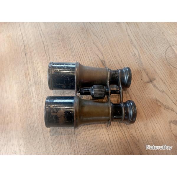 Jumelles anciennes laiton