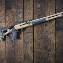 FUSIL SEMI AUTOMATIQUE AKSA ARMS S4-FX04 CAL. 12/76 - MARRON