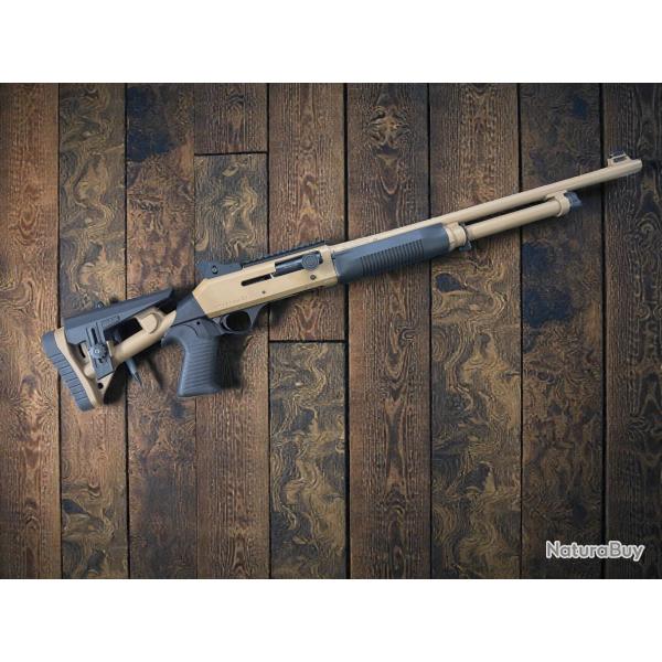 FUSIL SEMI AUTOMATIQUE AKSA ARMS S4-FX04 CAL. 12/76 - MARRON