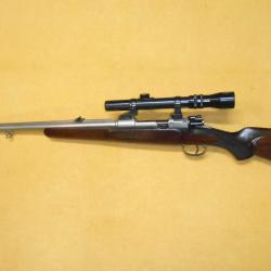 CARABINE MAUSER ALLEMANDE M98 - 9.3x62 - FINITION SATIN&Eacute;E +OPTIQUE PECAR VARIABLE et MONTAGE EAW