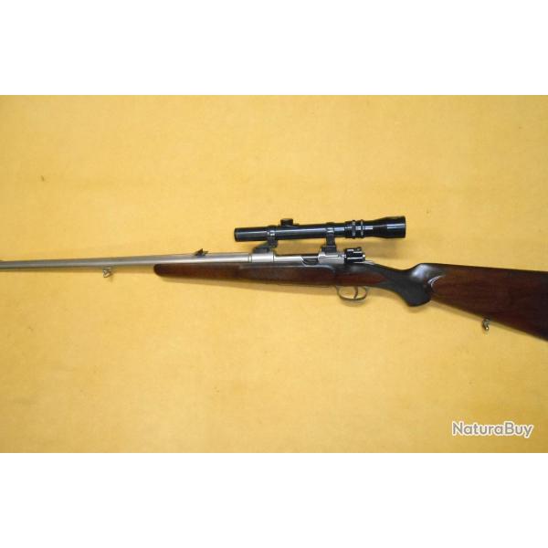CARABINE MAUSER ALLEMANDE M98 - 9.3x62 - FINITION SATIN�E +OPTIQUE PECAR VARIABLE et MONTAGE EAW
