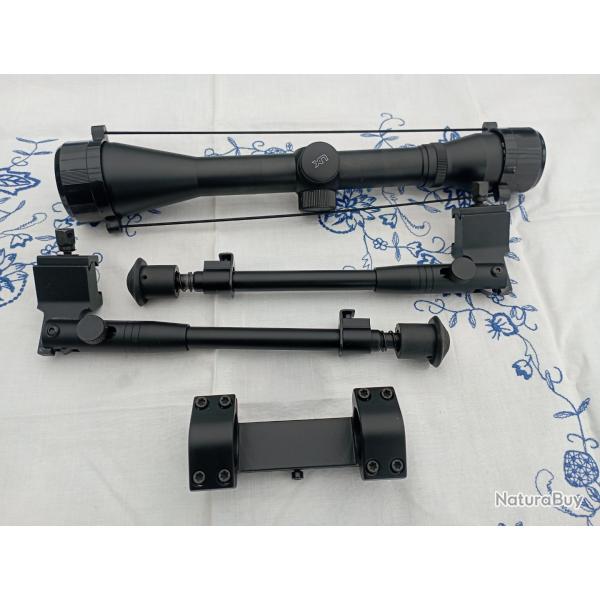 lunette 6X40 + Montage + bipied