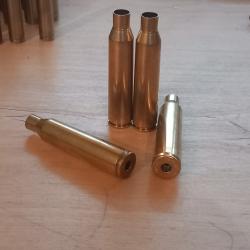 Étuis 338LM partizan PPU + donne étuis swiss target. Lot 140 étuis.