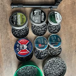 Gros lot de plombs 5,5mm-Cal 22