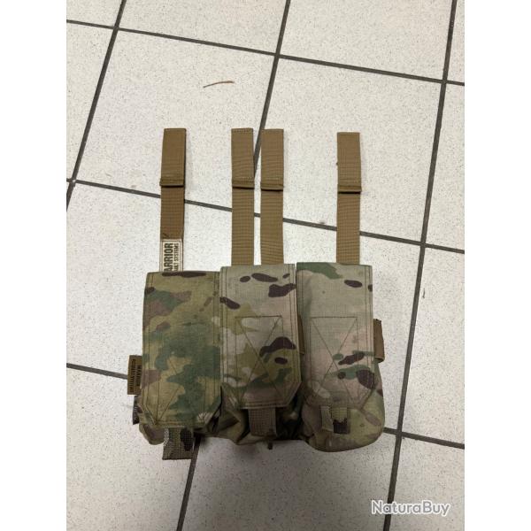 Porte chargeur triple warrior assautl syst�me ouvert