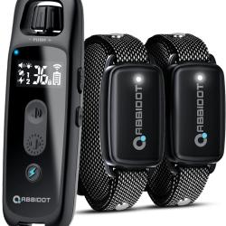 Deux Colliers de Dressage pour Chiens Portée 1000m 4 Modes Étanche IPX7 Rechargeable Veilleuse
