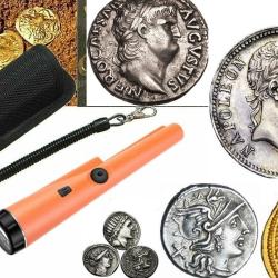 D&eacute;tecteur M&eacute;taux Pointeur Portable m&eacute;tal Pinpointer OR ARGENT MONNAIE   Etanche Waterproof DETECTION
