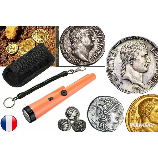 D�tecteur M�taux Pointeur Portable m�tal Pinpointer OR ARGENT MONNAIE   Etanche Waterproof DETECTION
