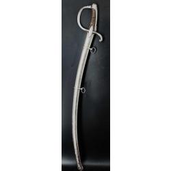 SABRE D'OFFICIER DE LANCIERS DE LA GARDE ROYALE R&Egrave;GNE DE LOUIS XVIII 1816 / 1825 - FRANCE RESTAURATI