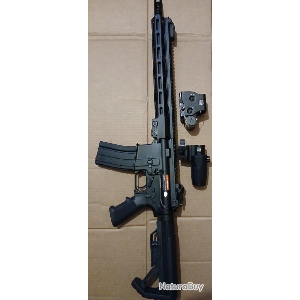 Rplique de fusil d'assaut MC6596M GBBR + eotech