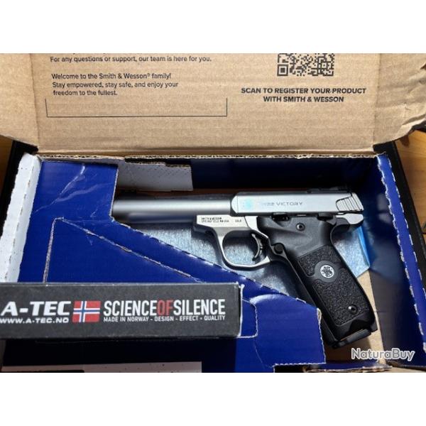 Pistolet Smith&Wesson victory filet 22 LR tat neuf