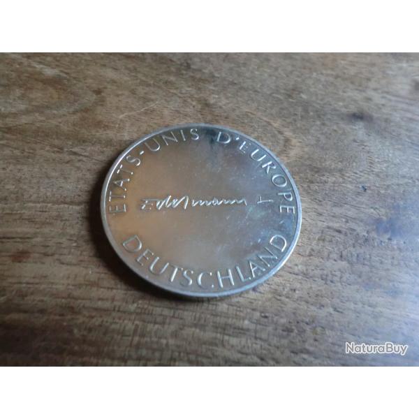 m�daille  �tat - unis d europe  deutschanld