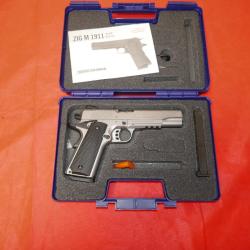 Pistolet TISAS ZIG PC 1911 INOX en 45 ACP