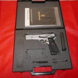 Pistolet BROWNING GP 35 PRACTICAL INOX complet avec sa mallette d'origine
