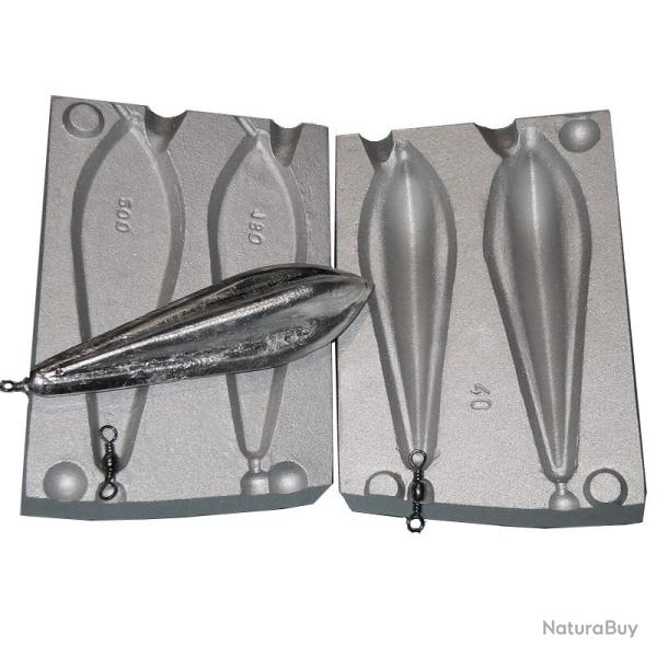 Moule  plomb TRILOBE 180/200 g