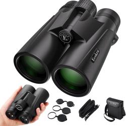 Jumelles Adultes Puissantes 12x42 HD Prismes BAK4 et FMC Étanche Vision Nocturne Longue Portée