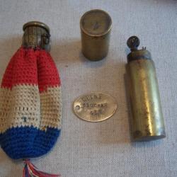 LOT poilu  plaque d 'identit&eacute;s plus autre 1914 / 18 1gm  1GM  1WW 1ww