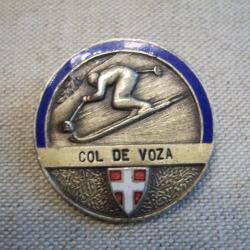 Chamonix  Mont Blanc insigne ski montagne  col de Voza   Les Houches    : augis lyon