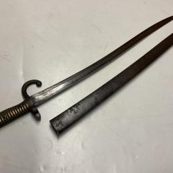 Vendu uniquement en France ba&iuml;onnette pour fusil chassepot mod&egrave;le 1866