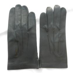 belle paire de gants militaires neufs en cuir noir taille 8,5